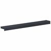 vidaXL Umbral de Ventana Antracita con Vetado de Madera PVC