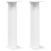 vidaXL Soporte de plantas 2 uds. Blanco 25 x 25,5 x 100,5 cm