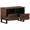 vidaXL Mueble de TV madera maciza mango marrón 70x34x46 cm
