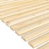 vidaXL L&aacute;minas de somier de cama madera maciza de pino 90x200 cm
