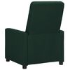 vidaXL Sillón de masaje eléctrico tela verde oscuro
