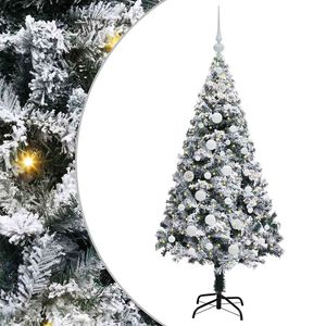 vidaXL &Aacute;rbol de Navidad artificial 150 cm PVC y Acero y Pl&aacute;stico
