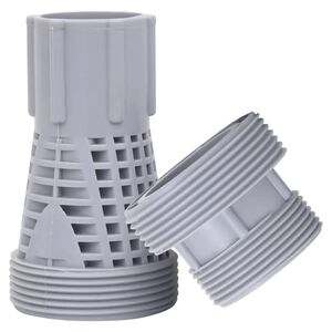 vidaXL Conectores de manguera de piscina 2 piezas pl&aacute;stico