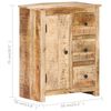 vidaXL Aparador de madera de mango rugosa 59x35x75 cm