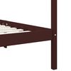 vidaXL Estructura de cama dosel 4 cajones pino marr&oacute;n oscuro 140x200cm