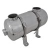 vidaXL Intercambiador de calor para piscina, 355 x 134 mm, 40 kW