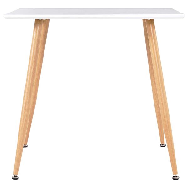 vidaXL Juego de comedor 3 piezas tela amarillo