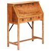 vidaXL Escritorio de madera maciza de acacia 90x40x107 cm