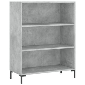 vidaXL Estanter&iacute;a madera de ingenier&iacute;a gris hormig&oacute;n 69,5x32,5x90 cm