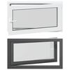 vidaXL Ventana de s&oacute;tano oscilante y abatible RISOR 110 x 50 cm
