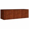 vidaXL Jardinera acero corten 120x40x40 cm