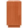 vidaXL Aparador Roble Marr&oacute;n 111 x 34 x 60 cm Madera de pino macizo
