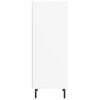 vidaXL Aparador de madera de ingenier&iacute;a blanco 34,5x32,5x90 cm