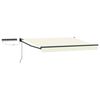 vidaXL Toldo Retr&aacute;ctil El&eacute;ctrico Crema y Antracita 3 x 2,5 m