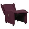 vidaXL Sillón de masaje de tela morado