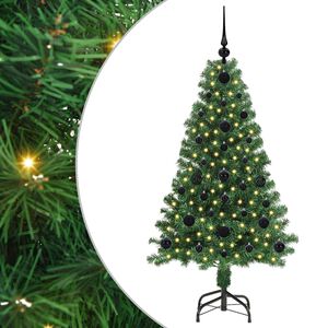 vidaXL &Aacute;rbol de Navidad artificial Verde 120 cm PVC y Acero y Pl&aacute;stico