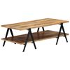 vidaXL Mesa de centro madera maciza de mango 115x60x40 cm