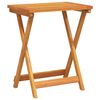 vidaXL Mesa de jard&iacute;n plegable madera maciza de acacia 50x36x60 cm