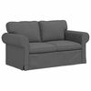 vidaXL Sof&aacute; Gris oscuro 155 x 82 x 80 cm tela