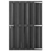vidaXL Puerta de jard&iacute;n de WPC gris 100x150 cm