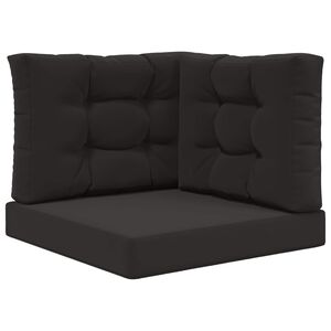 vidaXL Coj&iacute;n para sof&aacute; de exterior Poli&eacute;ster Negro 60 x 60 cm