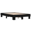 vidaXL Estructura de cama madera de ingeniería y metal negro 140x200cm