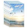 vidaXL Marcos de foto collage de pared/mesa 5 uds blanco MDF 13x18 cm