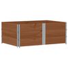 vidaXL Jardinera de madera maciza de pino marr&oacute;n 150x100 cm