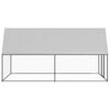 vidaXL Jaula gallinero de exterior de acero galvanizado 2x4x2 m