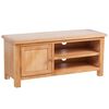 vidaXL Mueble para TV madera maciza de roble 103x36x46 cm