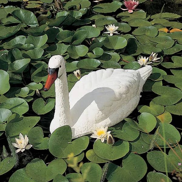 Ubbink Cisne Blanco Adorno Pl&aacute;stico Del Estanque Del Jard&iacute;n
