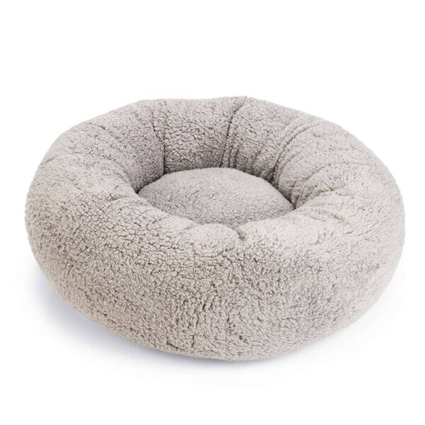 Beeztees Cama para perros de espuma viscoel&aacute;stica Jaxx gris 50x20 cm