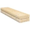 vidaXL L&aacute;minas de somier de cama madera maciza de pino 100x200 cm