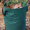 Nature Bolsa de basura para jard&iacute;n redonda verde 240 L