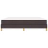 vidaXL Cama tipo Box Spring Marr&oacute;n Oscuro 180 x 200 cm tela
