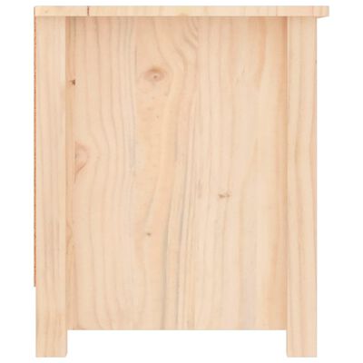 vidaXL Mueble zapatero de madera maciza de pino 110x38x45,5 cm
