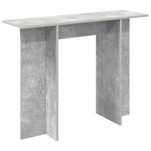 vidaXL Mesa Consola Gris Hormig&oacute;n 100 x 30 x 75 cm