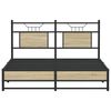 vidaXL Estructura de cama sin colchón madera roble Sonoma 140x190 cm