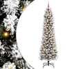 vidaXL &Aacute;rbol de Navidad artificial Blanco 240 cm PVC, Metal y Pl&aacute;stico