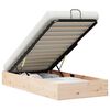 vidaXL Estructura de Cama Ottoman con Almacenamiento Natural