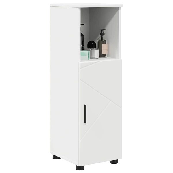 vidaXL Gabinete de Ba&ntilde;o 30 x 35 x 95 cm Madera contrachapada & Metal