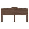 vidaXL Cabecero Roble Marr&oacute;n 200 cm Madera contrachapada