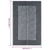 vidaXL Alfombra exterior ARAKIL PP gris 160x230 cm