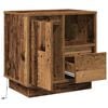 vidaXL Armario de Noche 2 pcs Madera vieja 50 x 34,5 x 50 cm.