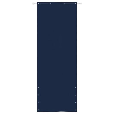 vidaXL Toldo para balcón de tela oxford azul 80x240 cm