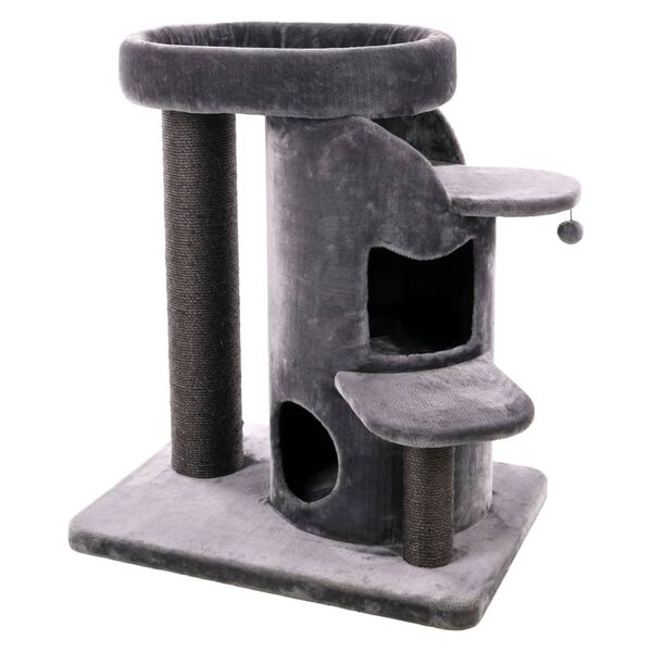 FLAMINGO Rascador para gatos Kano gris 85x62x90 cm