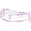 vidaXL Estructura de cama otomana colch&oacute;n tela gris pardo 180x200 cm