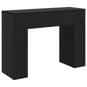 vidaXL Mesa de centro Negro 102 x 35 x 75 cm Madera de ingenier&iacute;a