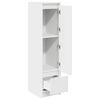 vidaXL Aparador alto blanco 29,5x34x119,5 cm madera de ingenier&iacute;a