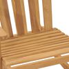 vidaXL Sillas mecedoras Adirondack 2 unidades madera maciza de teca